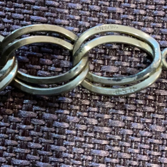 Vintage necklace and bracelet HSB Sterling - Picture 2 of 4